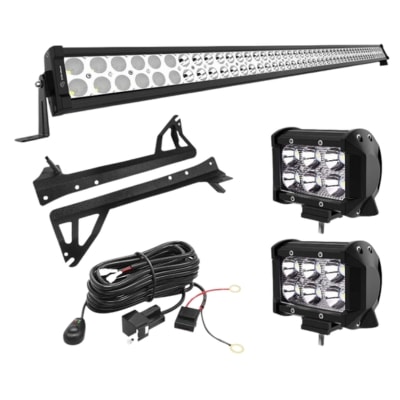 YITAMOTOR LED Combo Light Bar & Spot Lights