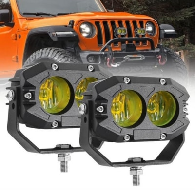 BraveWAY Amber Yellow LED Lights