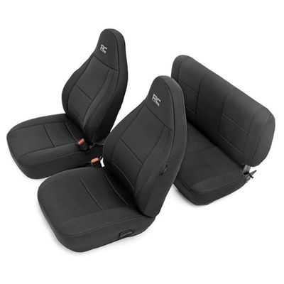 Rough Country 91000 Waterproof Jeep Wrangler Seat Covers