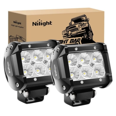 Nilight - 60001F-B Led Fog Light Pods